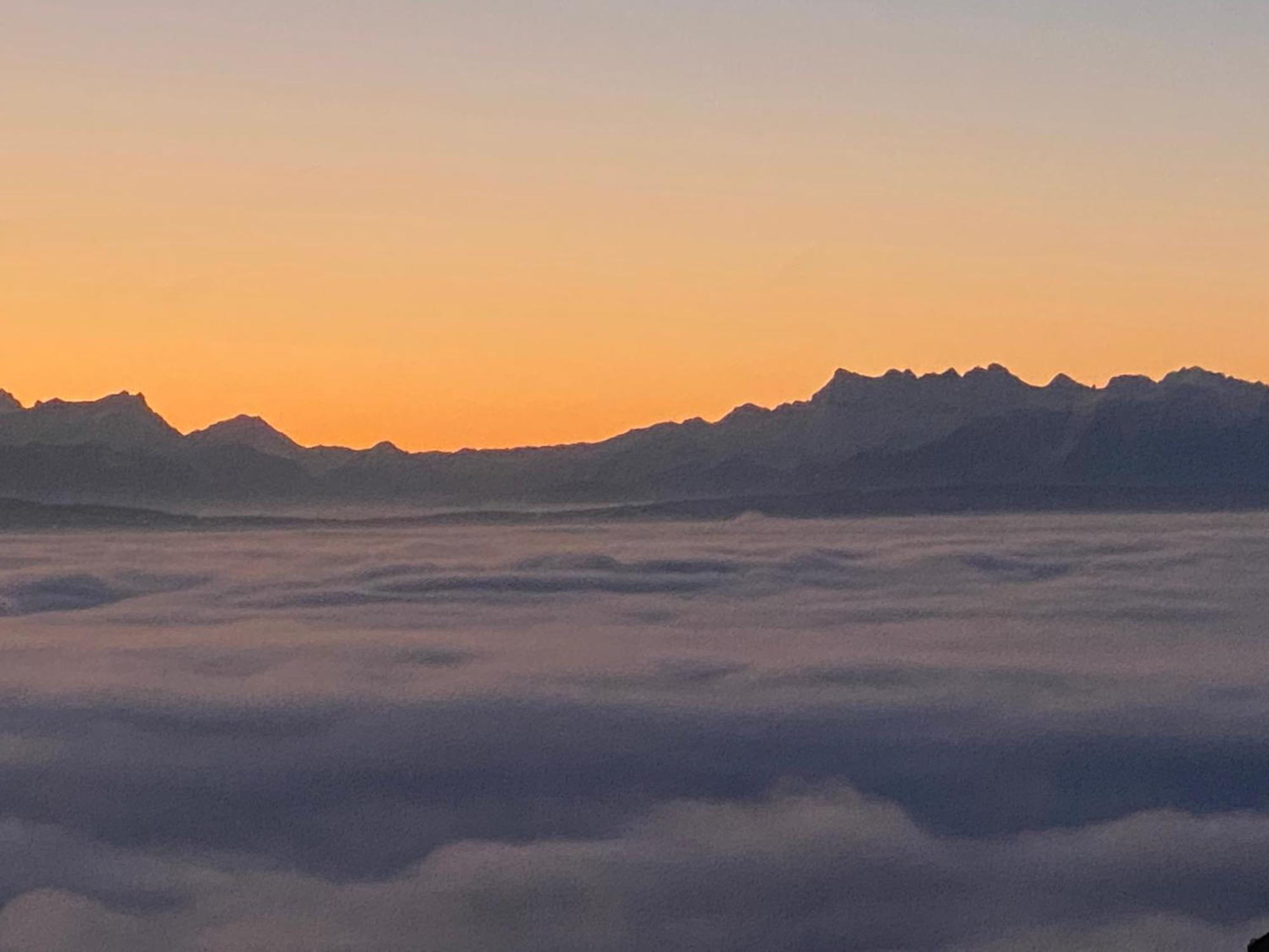 Tevenon Vue Panoramique Alpes-Lac Grandevent Bagian luar foto