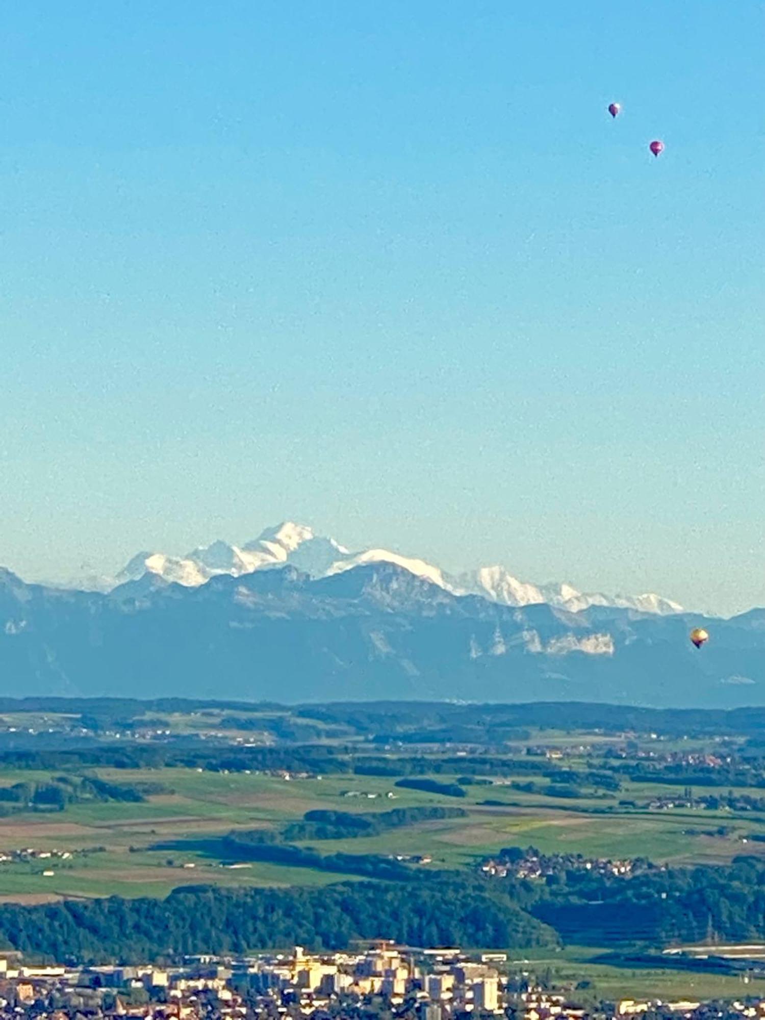 Tevenon Vue Panoramique Alpes-Lac Grandevent Bagian luar foto